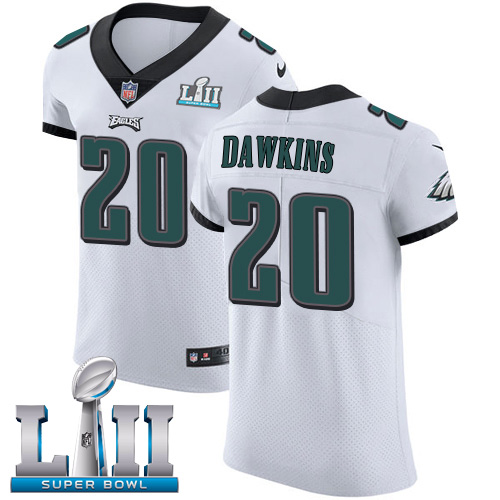 Eagles #20 Brian Dawkins White Super Bowl LII Men's Stitched Vapor Untouchable Elite Jersey cheap jerseys for sale - CheapJerseys.Shop