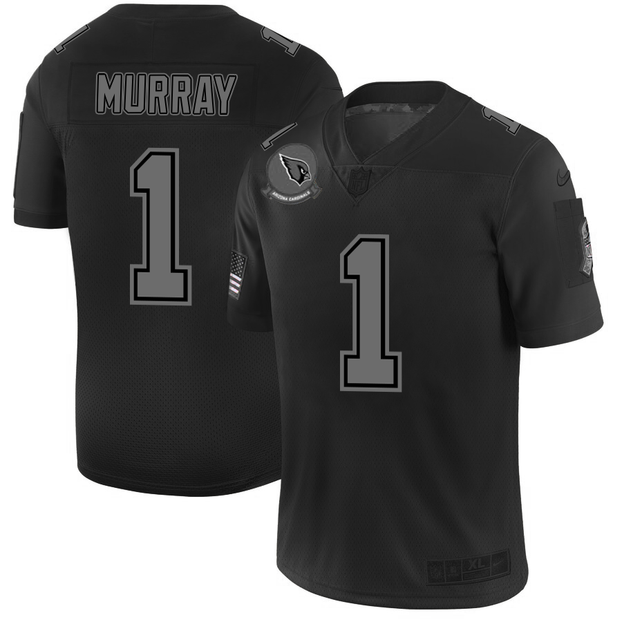 Arizona Cardinals #1 Kyler Murray Men's Black 2019 Salute To Service Limited Stitched Jersey cheap jerseys for sale - CheapJerseys.Shop