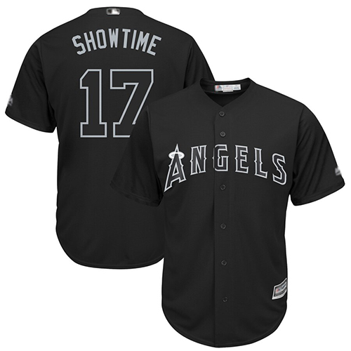 Los Angeles Angels of Anaheim #17 Shohei Ohtani Black