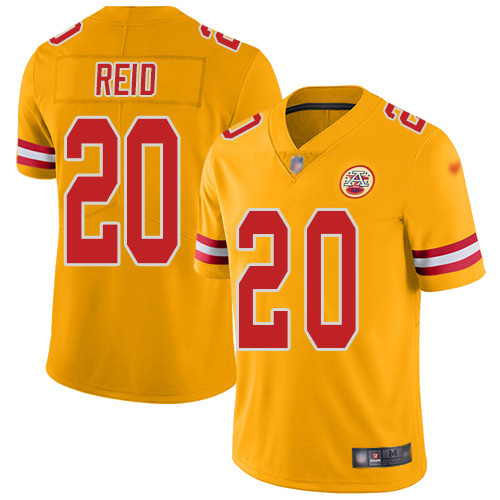 Kansas City Chiefs #20 Justin Reid Gold Men's Stitched Limited Inverted Legend Jersey Men's cheap jerseys for sale - CheapJerseys.Shop