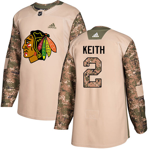 Chicago Blackhawks #2 Duncan Keith Camo Authentic 2017 Veterans Day Stitched Youth Jersey Youth cheap jerseys for sale - CheapJerseys.Shop
