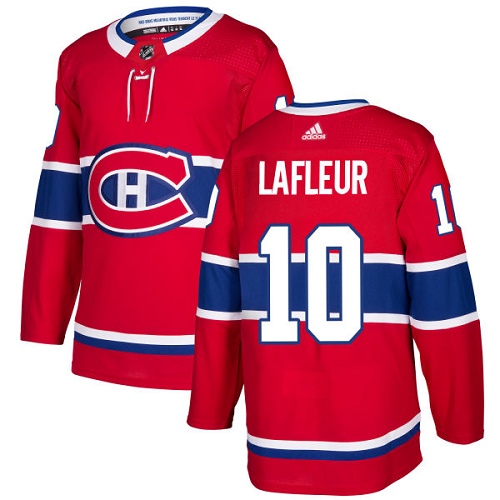 Montreal Canadiens #10 Guy Lafleur Red Home Authentic Stitched Jersey Men's cheap jerseys for sale - CheapJerseys.Shop