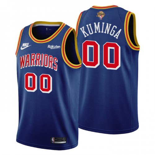 Golden State Golden State Warriors #00 Jonathan Kuminga Mens Releases Classic Edition 2022 Finals 75th Anniversary Jersey Blue Mens cheap jerseys for sale - CheapJerseys.Shop