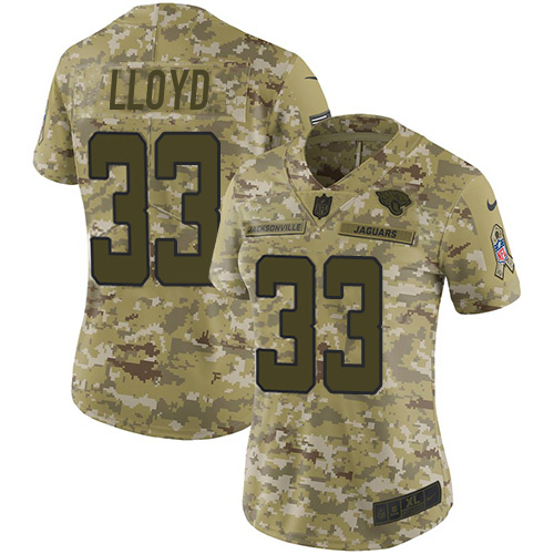 Jaguars #33 Devin Lloyd Camo Women's Stitched Limited 2018 Salute To Service Jersey cheap jerseys for sale - CheapJerseys.Shop