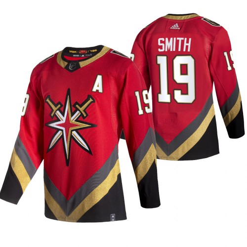 Vegas Golden Vegas Golden Knights #19 Reilly Smith Red Men's 2020-21 Reverse Retro Alternate Jersey Men's cheap jerseys for sale - CheapJerseys.Shop