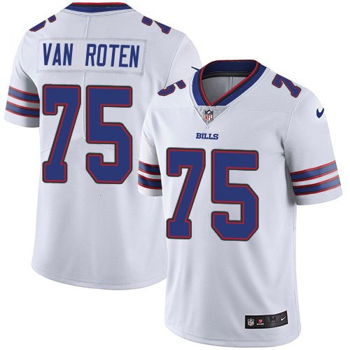 Bills #75 Greg Van Roten White Youth Stitched Vapor Untouchable Limited Jersey cheap jerseys for sale - CheapJerseys.Shop