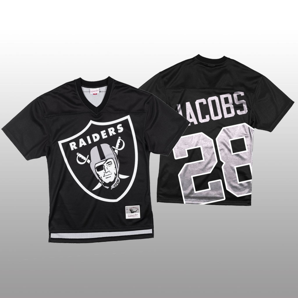 Las Vegas Raiders #28 Josh Jacobs Black Men's Mitchell & Nell Big Face Fashion Limited Jersey cheap jerseys for sale - CheapJerseys.Shop