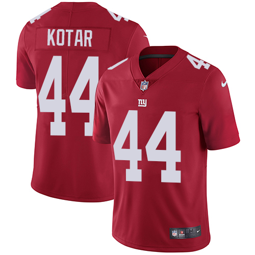 New York Giants #44 Doug Kotar Red Alternate Men's Stitched Vapor Untouchable Limited Jersey Men's cheap jerseys for sale - CheapJerseys.Shop