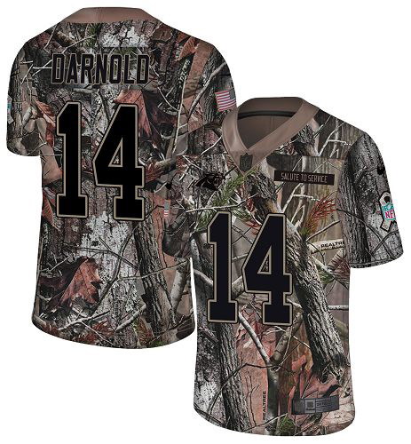 Panthers #14 Sam Darnold Camo Men's Stitched Limited Rush Realtree Jersey cheap jerseys for sale - CheapJerseys.Shop