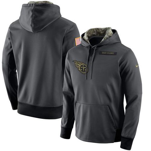 Men's Tennessee Titans Anthracite Salute To Service Player Performance Hoodie cheap jerseys for sale - CheapJerseys.Shop