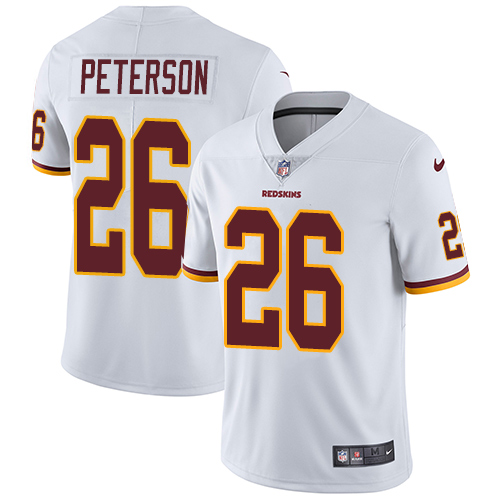 Washington Commanders #26 Adrian Peterson White Men's Stitched Vapor Untouchable Limited Jersey Men's cheap jerseys for sale - CheapJerseys.Shop