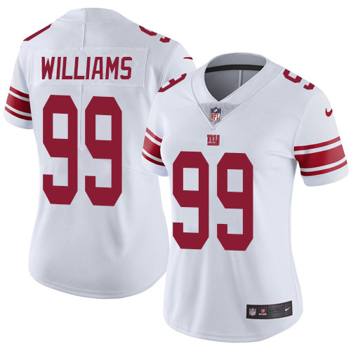 New York Giants #99 Leonard Williams White Women's Stitched Vapor Untouchable Limited Jersey Womens cheap jerseys for sale - CheapJerseys.Shop