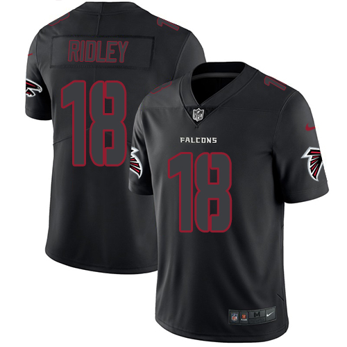 Falcons #18 Calvin Ridley Black Men's Stitched Limited Rush Impact Jersey cheap jerseys for sale - CheapJerseys.Shop
