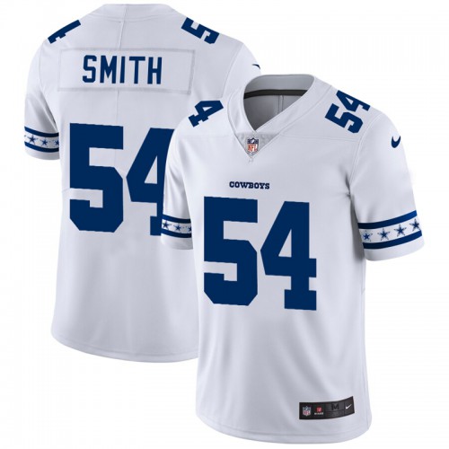 Dallas Dallas Cowboys #54 Jaylon Smith White Team Logo Vapor Limited Jersey Men's cheap jerseys for sale - CheapJerseys.Shop