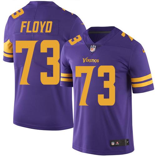 Minnesota Vikings #73 Sharrif Floyd Purple Men's Stitched Limited Rush Jersey Men's cheap jerseys for sale - CheapJerseys.Shop