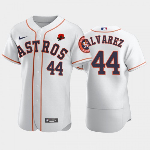 Houston Houston Astros #44 Yordan Alvarez Men's Authentic 2021 Memorial Day Jersey - White Men's cheap jerseys for sale - CheapJerseys.Shop