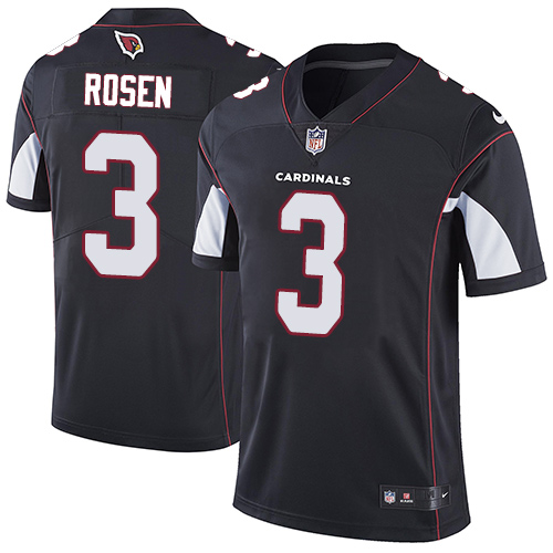 Arizona Cardinals #3 Josh Rosen Black Alternate Men's Stitched Vapor Untouchable Limited Jersey Men's cheap jerseys for sale - CheapJerseys.Shop
