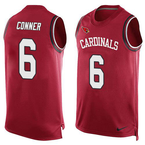 Cardinals #6 James Conner Red Team Color Men's Stitched Limited Tank Top Jersey cheap jerseys for sale - CheapJerseys.Shop