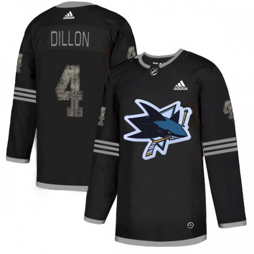 San Jose Sharks #4 Brenden Dillon Black Authentic Classic Stitched Jersey Men's cheap jerseys for sale - CheapJerseys.Shop