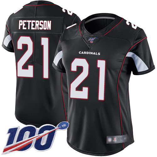 Cardinals #21 Patrick Peterson Black Alternate Women's Stitched 100th Season Vapor Limited Jersey cheap jerseys for sale - CheapJerseys.Shop