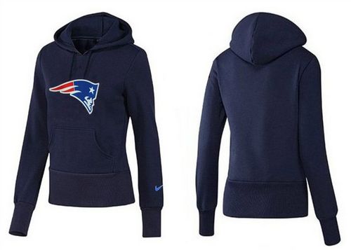 Women's New England Patriots Logo Pullover Hoodie Blue cheap jerseys for sale - CheapJerseys.Shop