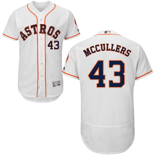 Houston Astros #43 Lance McCullers White Flexbase Authentic Collection Stitched Jersey Men's cheap jerseys for sale - CheapJerseys.Shop