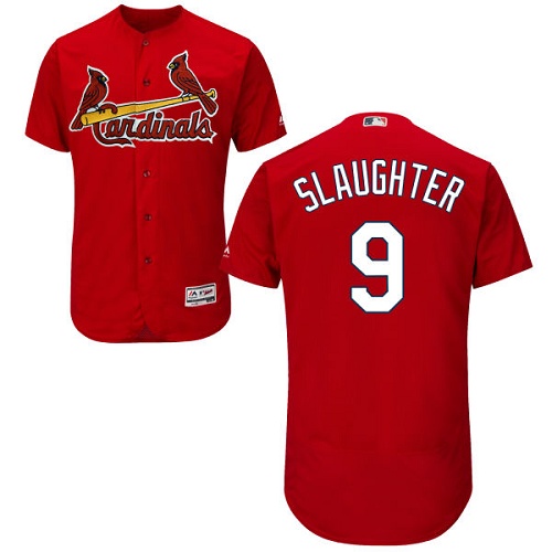 St.Louis Cardinals #9 Enos Slaughter Red Flexbase Authentic Collection Stitched Jersey Men's cheap jerseys for sale - CheapJerseys.Shop