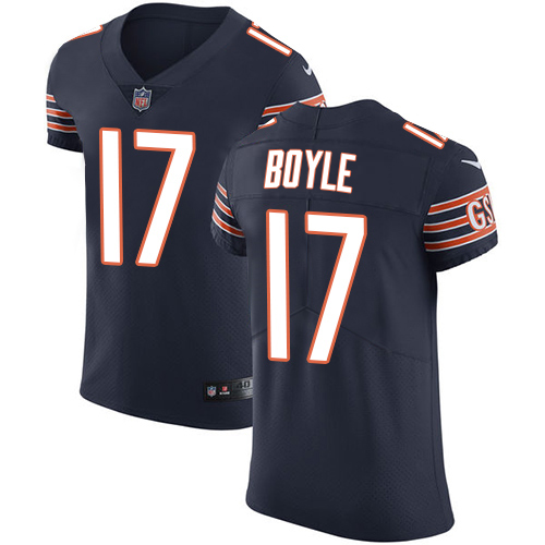 Bears #17 Tim Boyle Navy Blue Team Color Men's Stitched Vapor Untouchable Elite Jersey cheap jerseys for sale - CheapJerseys.Shop