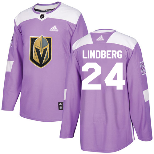 Golden Vegas Golden Knights #24 Oscar Lindberg Purple Authentic Fights Cancer Stitched Youth Jersey Youth cheap jerseys for sale - CheapJerseys.Shop
