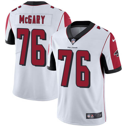 Atlanta Falcons #76 Kaleb McGary White Men's Stitched Vapor Untouchable Limited Jersey Men's cheap jerseys for sale - CheapJerseys.Shop
