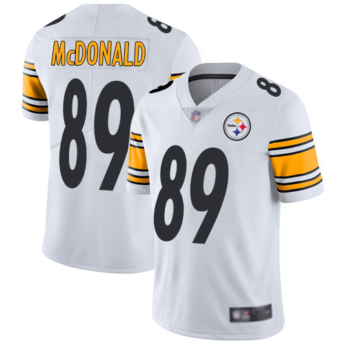 Pittsburgh Steelers #89 Vance McDonald White Men's Stitched Vapor Untouchable Limited Jersey Men's cheap jerseys for sale - CheapJerseys.Shop