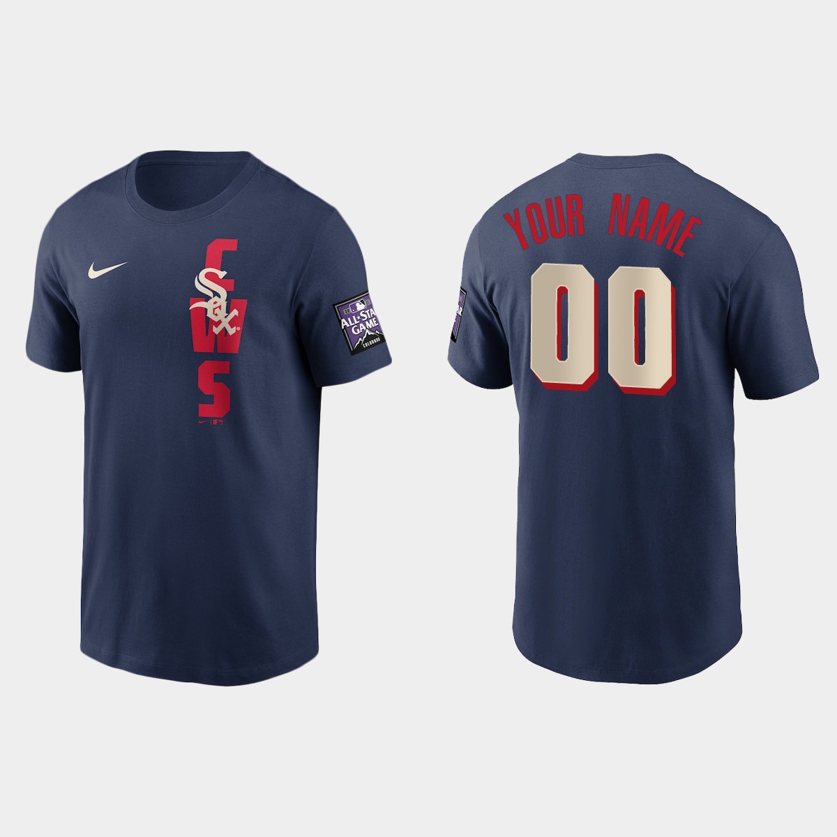 Chicago White Sox Custom Men's 2021 All Star Game Navy T-Shirt cheap jerseys for sale - CheapJerseys.Shop