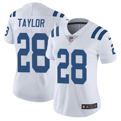 Colts #28 Jonathan Taylor White Women's Stitched Vapor Untouchable Limited Jersey cheap jerseys for sale - CheapJerseys.Shop