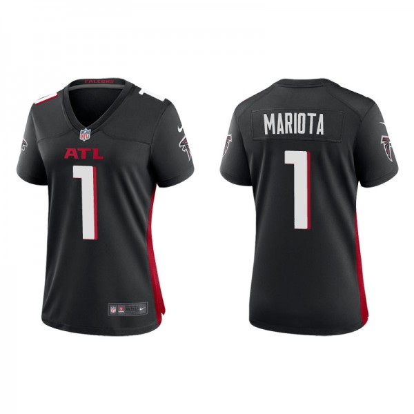 Women Atlanta Falcons #1 Marcus Mariota Black Vapor Untouchable Limited Stitched Jersey cheap jerseys for sale - CheapJerseys.Shop