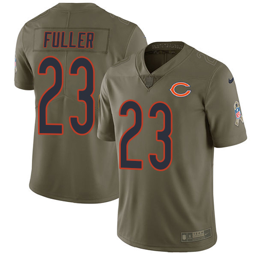 Chicago Bears #23 Kyle Fuller Olive Youth Stitched Limited 2017 Salute to Service Jersey Youth cheap jerseys for sale - CheapJerseys.Shop