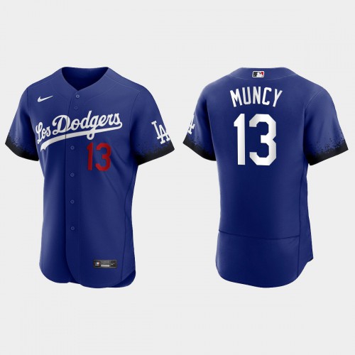 Los Angeles Los Angeles Dodgers #13 Max Muncy Men's 2021 City Connect Authentic Jersey Royal Men's cheap jerseys for sale - CheapJerseys.Shop