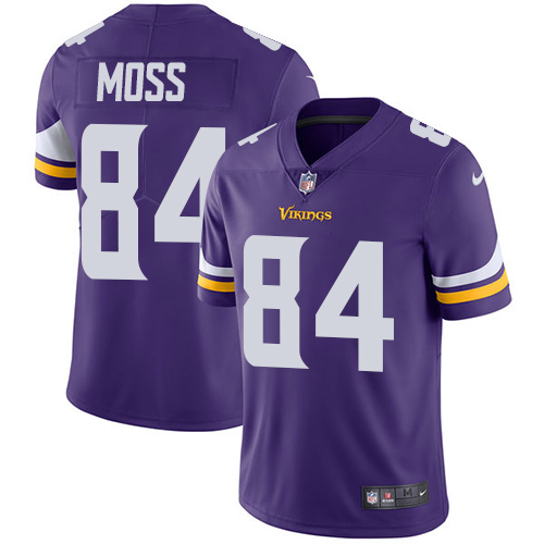 Vikings #84 Randy Moss Purple Team Color Youth Stitched Vapor Untouchable Limited Jersey cheap jerseys for sale - CheapJerseys.Shop