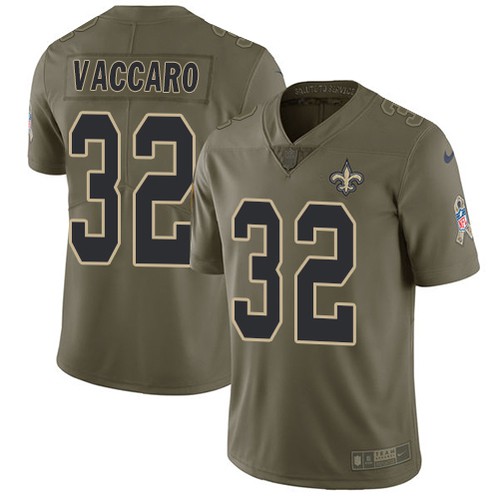 New Orleans Saints #32 Kenny Vaccaro Olive Men's Stitched Limited 2017 Salute To Service Jersey Men's cheap jerseys for sale - CheapJerseys.Shop