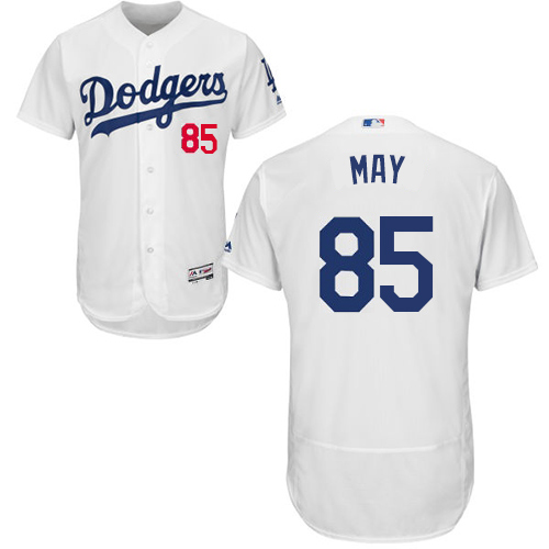 Los Angeles Dodgers #85 Dustin May White Flexbase Authentic Collection Stitched Jersey Men's cheap jerseys for sale - CheapJerseys.Shop