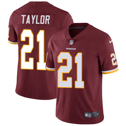 Commanders #21 Sean Taylor Burgundy Red Team Color Youth Stitched Vapor Untouchable Limited Jersey cheap jerseys for sale - CheapJerseys.Shop