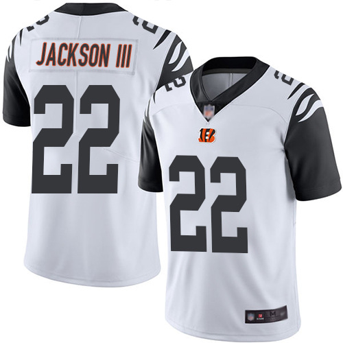 Cincinnati Bengals #22 William Jackson III White Youth Stitched Limited Rush Jersey Youth cheap jerseys for sale - CheapJerseys.Shop