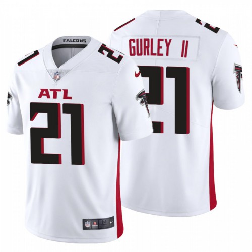 Atlanta Atlanta Falcons #21 Todd Gurley II Men's White 2020 Vapor Untouchable Limited Jersey Men's cheap jerseys for sale - CheapJerseys.Shop
