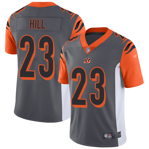 Bengals #23 Daxton Hill Silver Youth Stitched Limited Inverted Legend Jersey cheap jerseys for sale - CheapJerseys.Shop