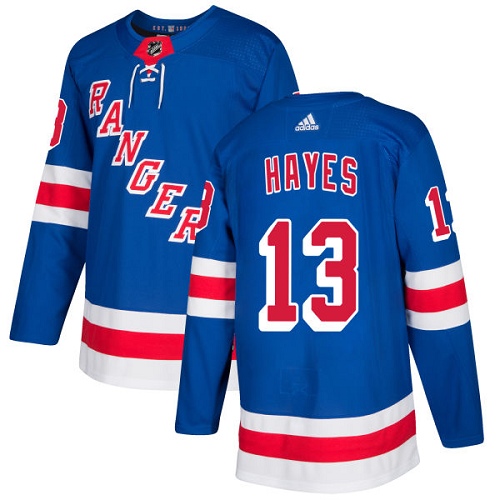 New York Rangers #13 Kevin Hayes Royal Blue Home Authentic Stitched Jersey Men's cheap jerseys for sale - CheapJerseys.Shop