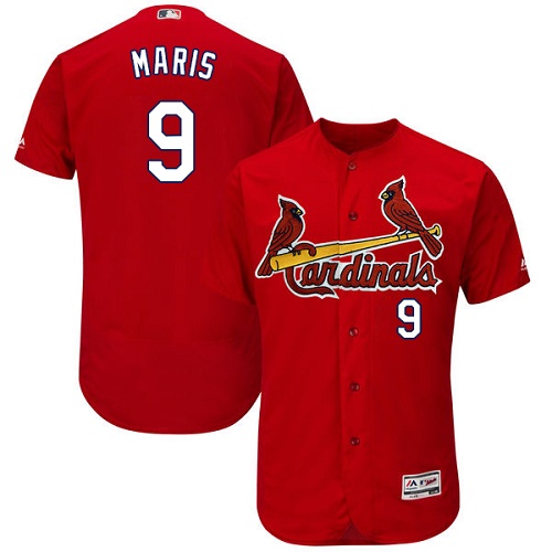 St.Louis Cardinals #9 Roger Maris Red Flexbase Authentic Collection Stitched Jersey Men's cheap jerseys for sale - CheapJerseys.Shop
