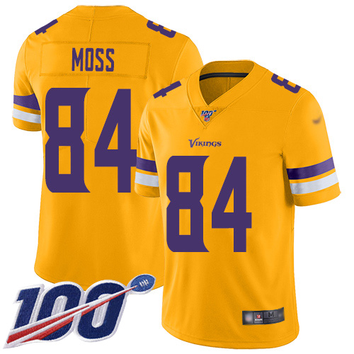 Vikings #84 Randy Moss Gold Men's Stitched Limited Inverted Legend 100th Season Jersey cheap jerseys for sale - CheapJerseys.Shop