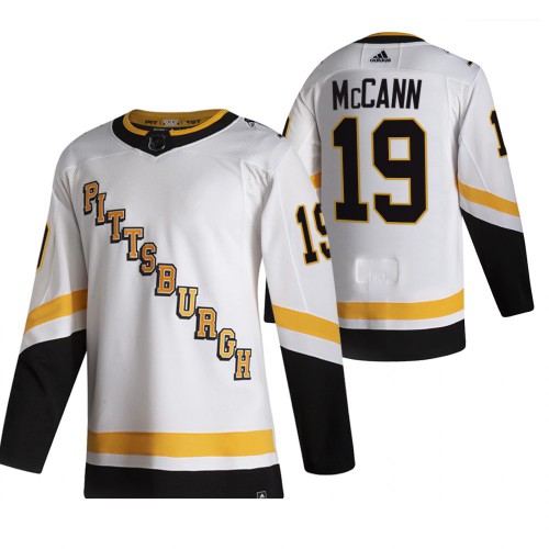 Pittsburgh Pittsburgh Penguins #19 Jared McCann White Men's 2020-21 Reverse Retro Alternate Jersey Men's cheap jerseys for sale - CheapJerseys.Shop