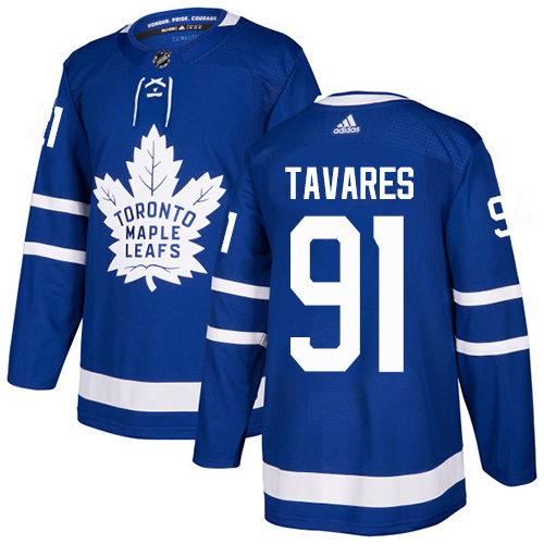 Maple Toronto Maple Leafs #91 John Tavares Blue Home Authentic Stitched Youth Jersey Youth cheap jerseys for sale - CheapJerseys.Shop