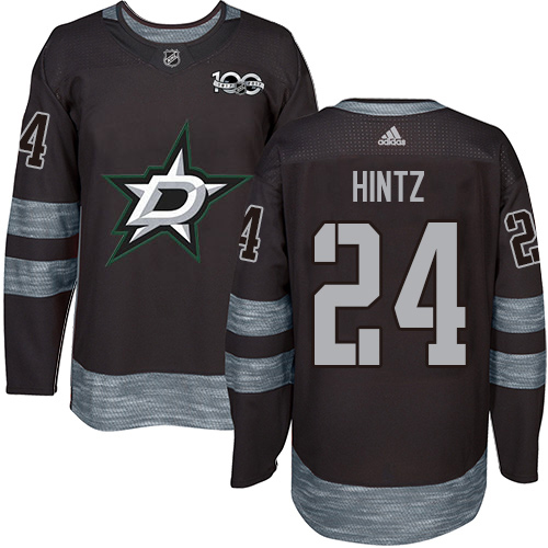 Dallas Stars #24 Roope Hintz Black 1917-2017 100th Anniversary Stitched Jersey Men's cheap jerseys for sale - CheapJerseys.Shop