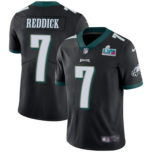 Youth Eagles #7 Haason Reddick Black Alternate Super Bowl LVII Patch Stitched Vapor Untouchable Limited Jersey cheap jerseys for sale - CheapJerseys.Shop
